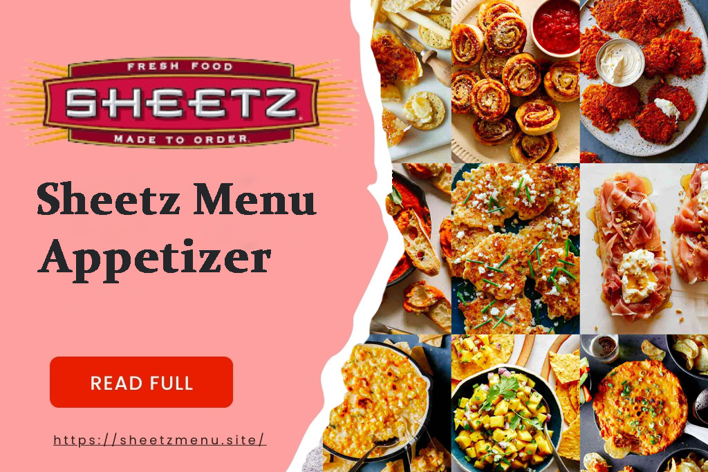 Sheetz Appetizer Menu